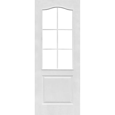 Дверное полотно Классик 2000х900х35 мм белое под стекло